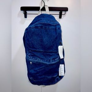 Vintage American Apparel Dark Wash Denim School Bag